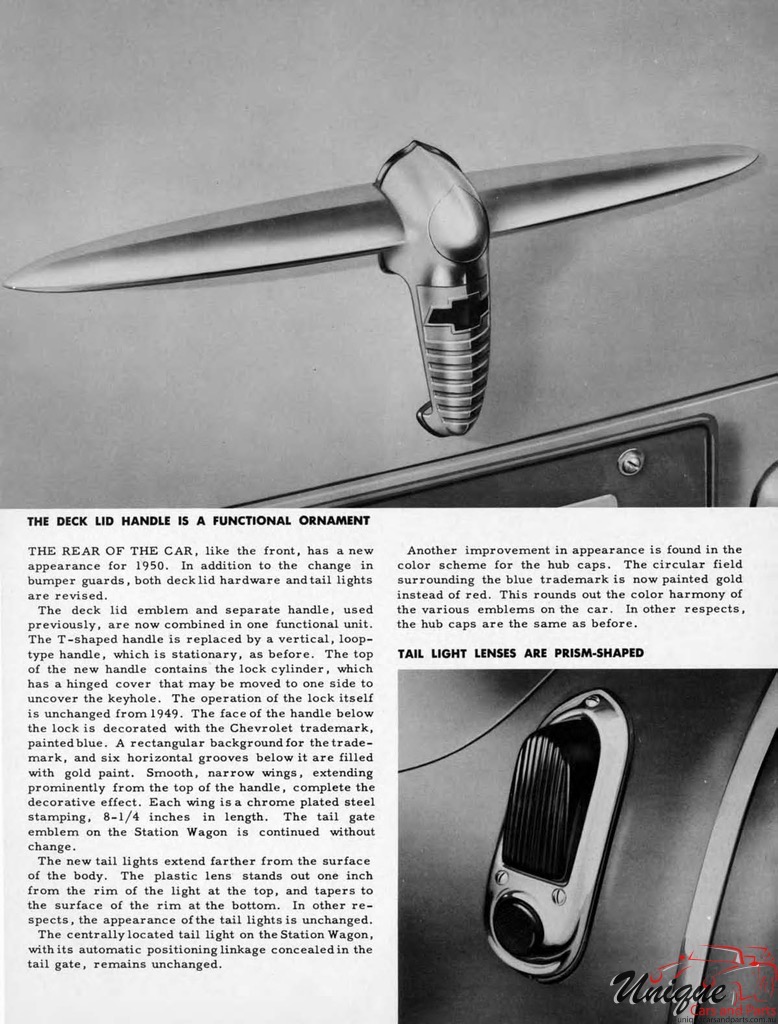 1950 Chevrolet Engineering Features Brochure Page 27